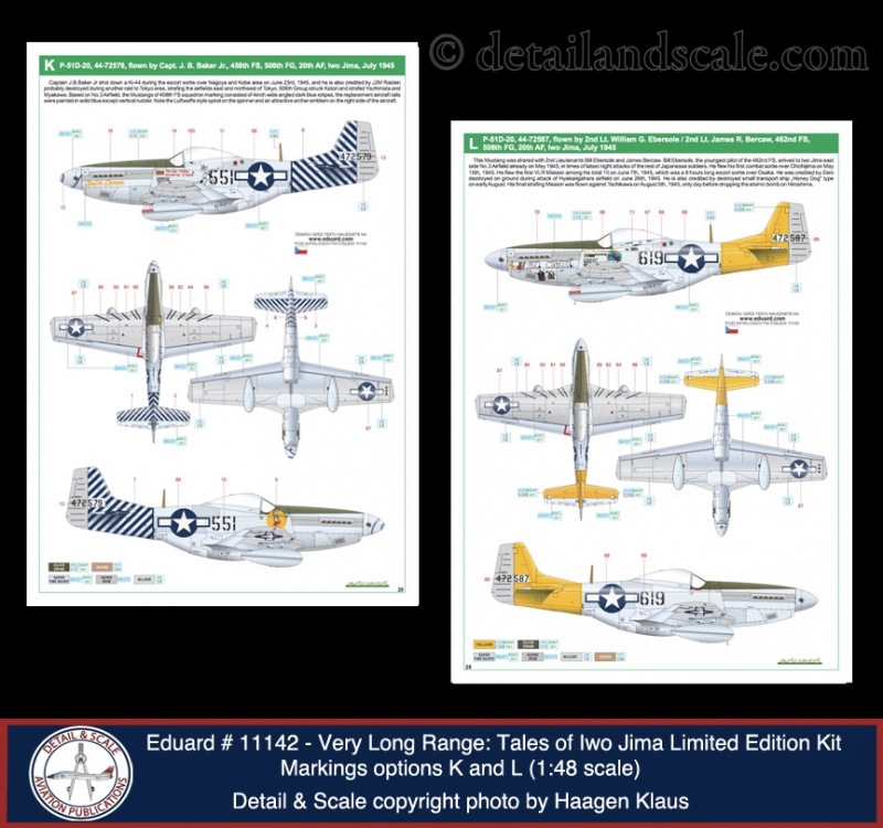 Eduard 1:48 P-51D Mustang VLR – Edizione Limitata Tales Of Iwo Jima, Modellismo Aereo