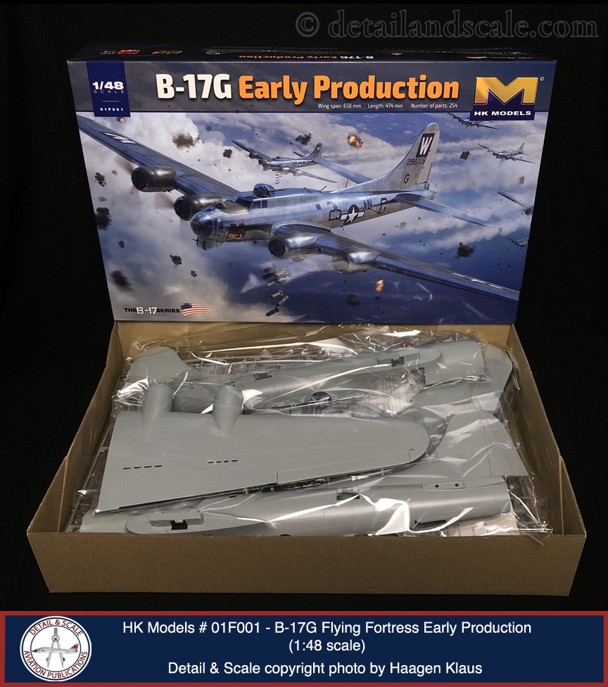 HK Models 01F001 1:48 B-17G Flying Fortress Bomber New Tool Plastic Model Kit