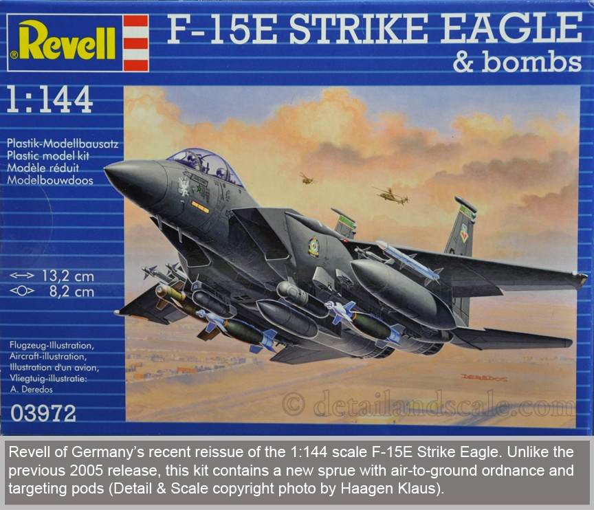 Revell # 03972 F-15E Strike Eagle with Bombs - 1:144 Scale