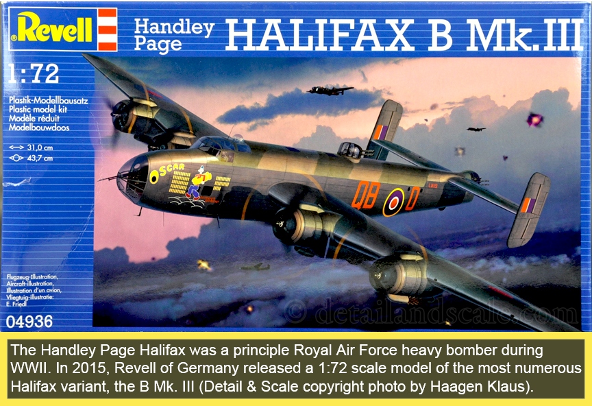 Eduard 1/72 Handley-Page Halifax B Mk.III Interior # 73561 